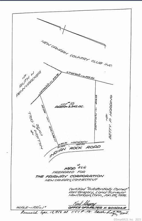 277 Indian Rock Rd, New Canaan CT, 06840 land for sale