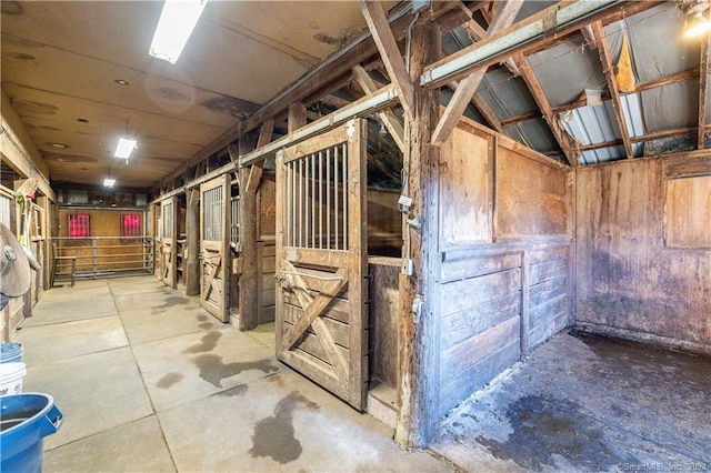 view of stable