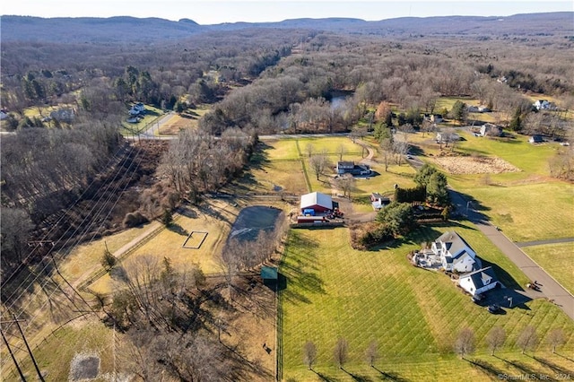 630 Cook Hill Rd, Cheshire, CT 06410 - aerial view of sparsely populated area with a heavily wooded area