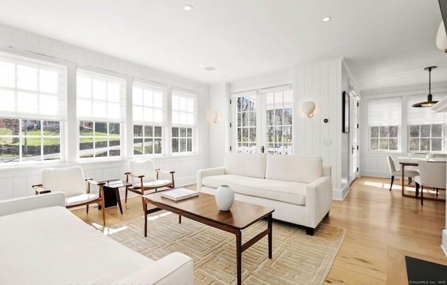 sunroom with a wealth of natural light