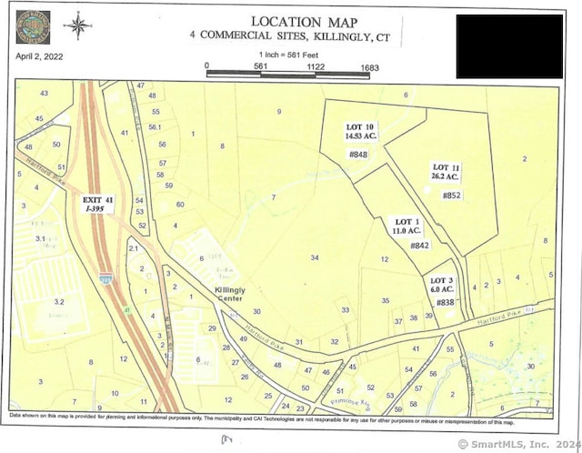 842 Hartford Pike, Killingly CT, 06241 land for sale