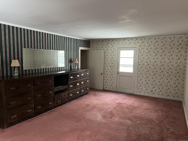 unfurnished bedroom featuring carpet