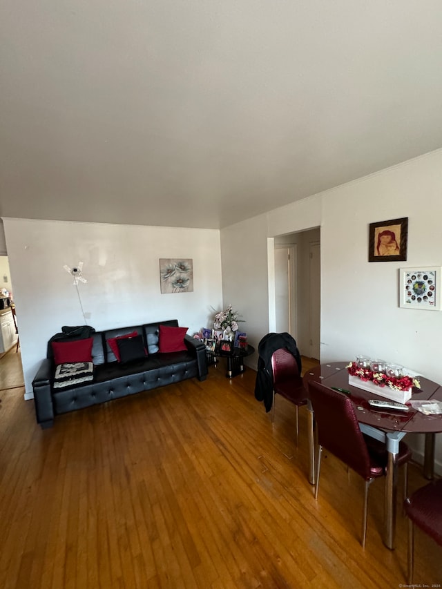 interior space featuring hardwood / wood-style floors