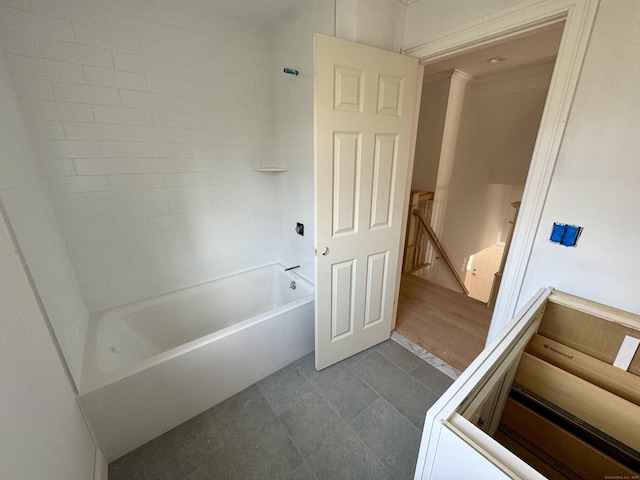 bathroom featuring tile patterned flooring