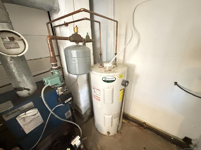 utilities featuring water heater