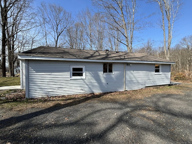 view of home's exterior