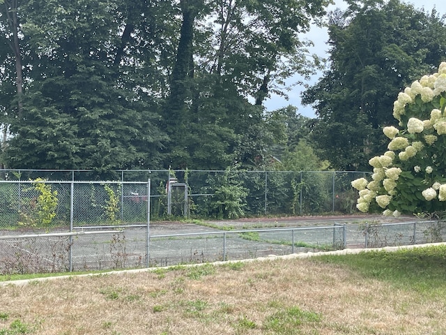 exterior space featuring fence