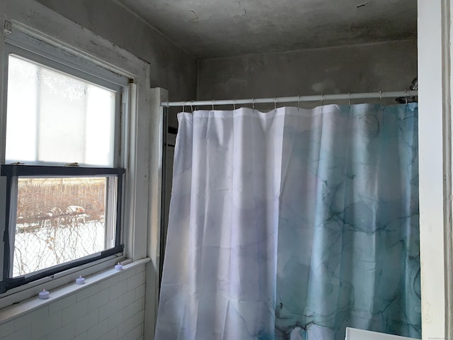 bathroom featuring plenty of natural light