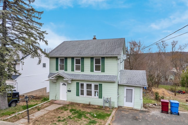 view of front of home