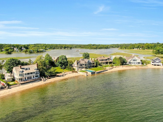 46 Compo Mill Cv, Westport, CT 06880 - water view with a tree filled landscape