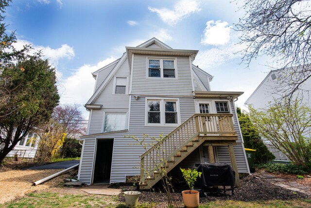 view of back of property