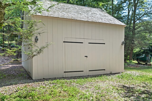 view of shed / structure