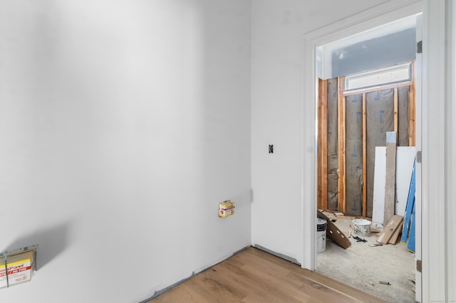 interior space featuring light hardwood / wood-style flooring