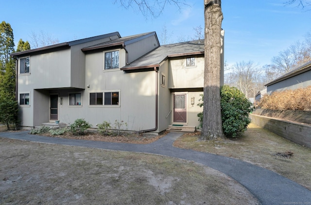 view of rear view of property