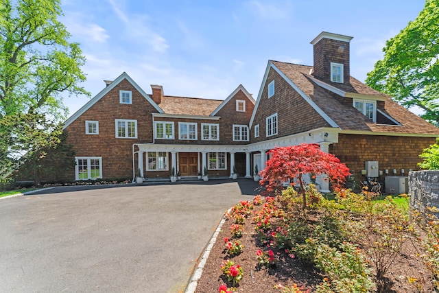 view of tudor home