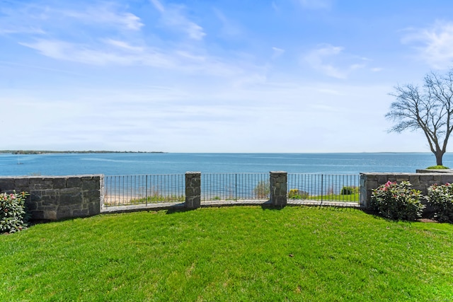 view of water feature