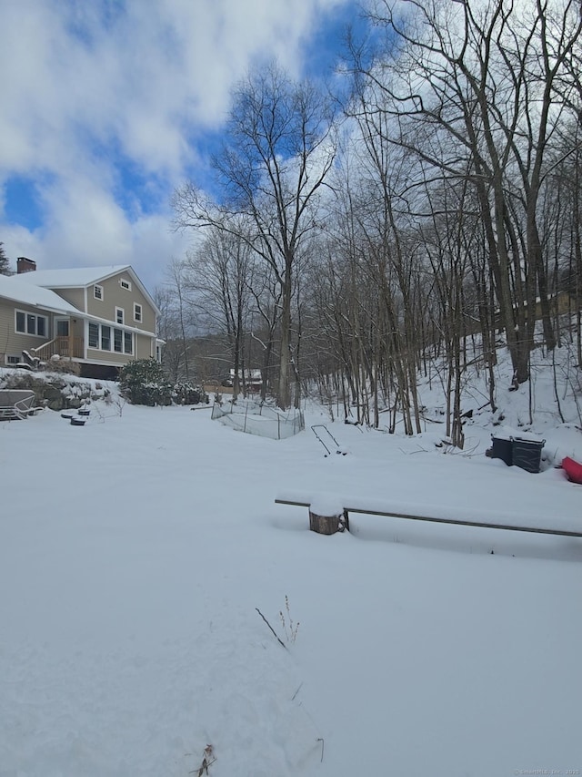 971 New Litchfield St, Torrington, CT 06790 - view of snowy yard
