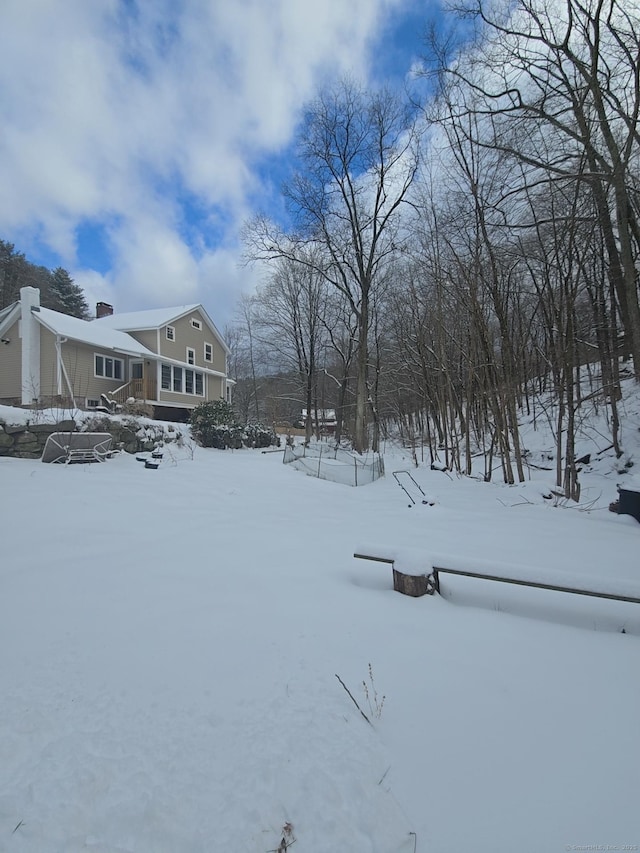 971 New Litchfield St, Torrington, CT 06790 - view of snowy yard