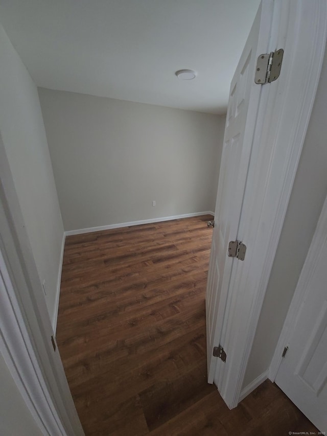 interior space featuring dark hardwood / wood-style floors