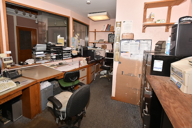 view of office area