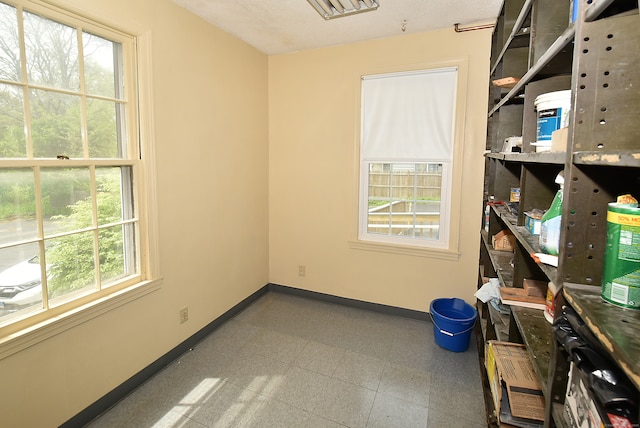 view of storage room