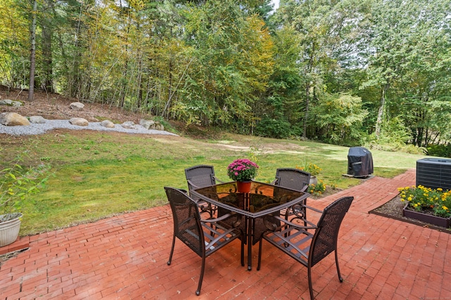 view of patio / terrace with cooling unit