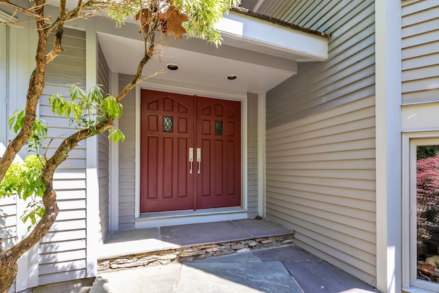 view of entrance to property