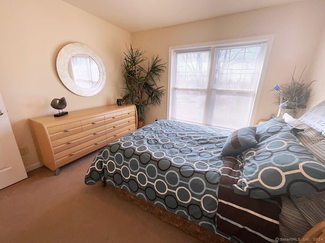 bedroom featuring carpet floors