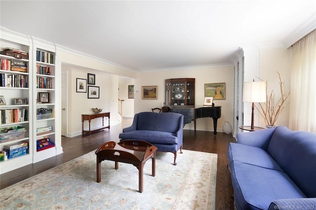 6 Juniper Ledge Ln, Salisbury, CT 06039 - living area with wood finished floors and ornamental molding
