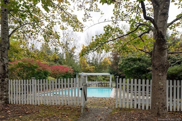 view of pool