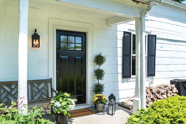 view of entrance to property