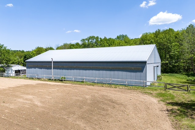 view of outbuilding