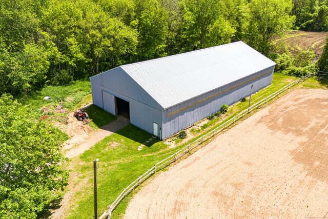 402 Perrin Rd, Woodstock, CT 06281 - view from above of property