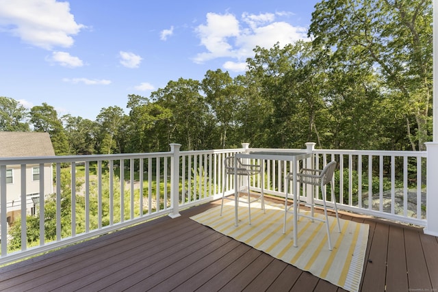 30 Village Xing Unit 30, East Lyme, CT 06357 - view of wooden deck