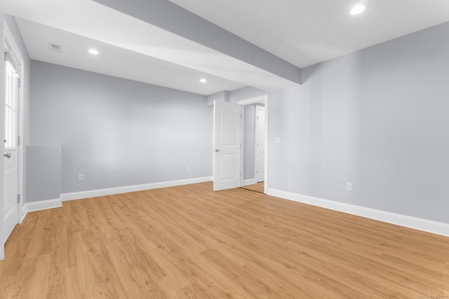30 Village Xing Unit 30, East Lyme, CT 06357 - unfurnished room featuring light wood-style floors and recessed lighting