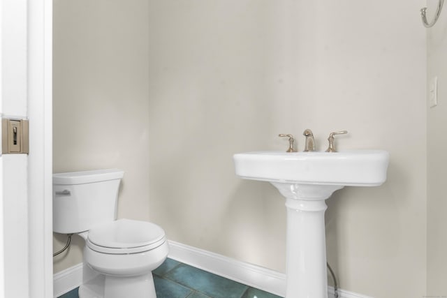 30 Village Xing Unit 30, East Lyme, CT 06357 - bathroom featuring toilet and tile patterned floors