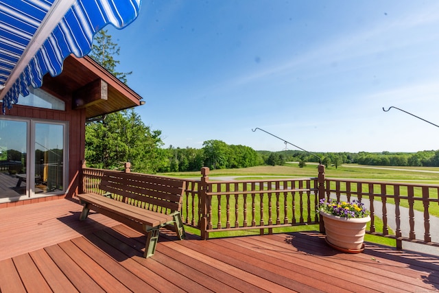 view of deck