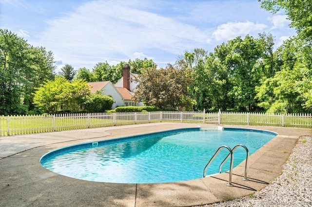 view of pool