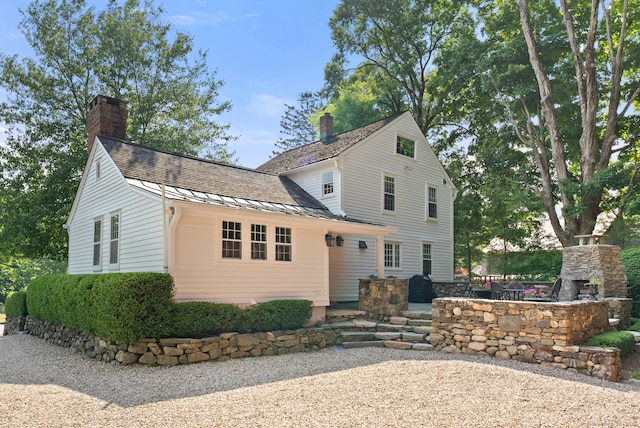 view of back of property