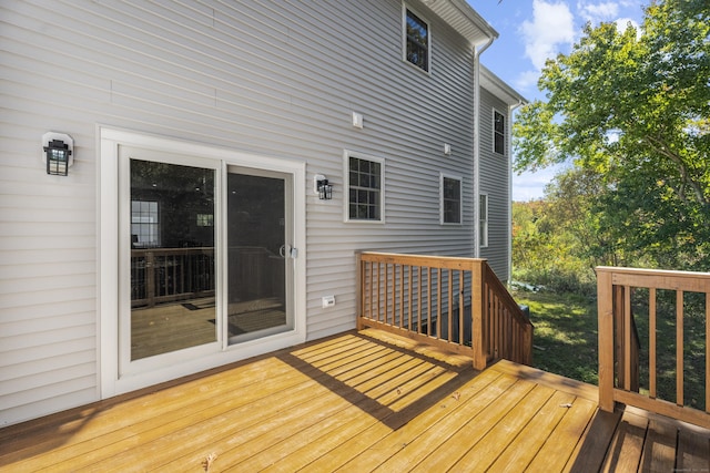 203 Winding Hollow Rd, Groton, CT 06340 - view of wooden deck