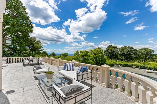 view of patio / terrace with outdoor lounge area