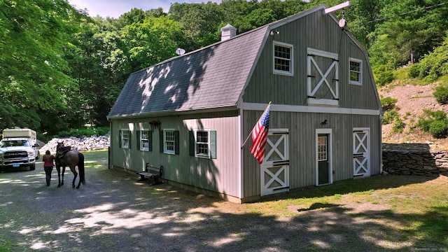 view of outbuilding