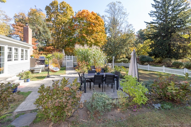 view of patio