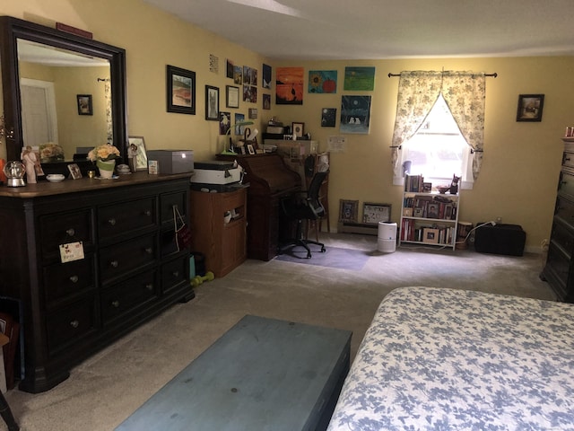 bedroom with carpet flooring