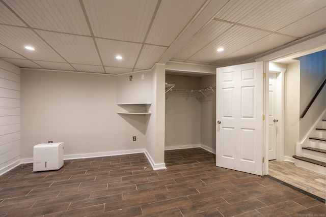 view of clothes washing area