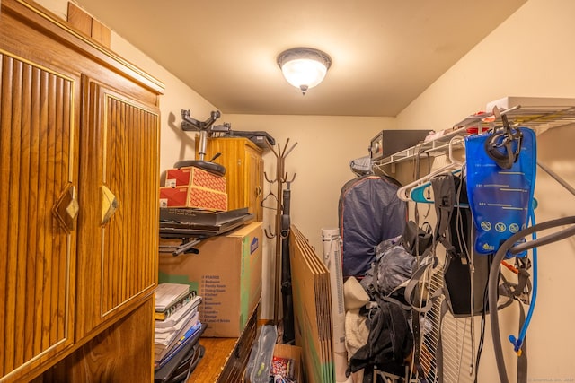 view of storage room