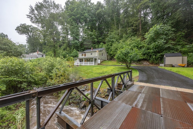 34 Lakemere Dr, Southbury, CT 06488 - balcony with covered porch