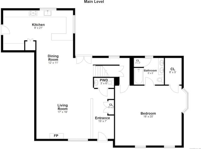 254 W Ave, Darien, CT 06820 - floor plan / room layout