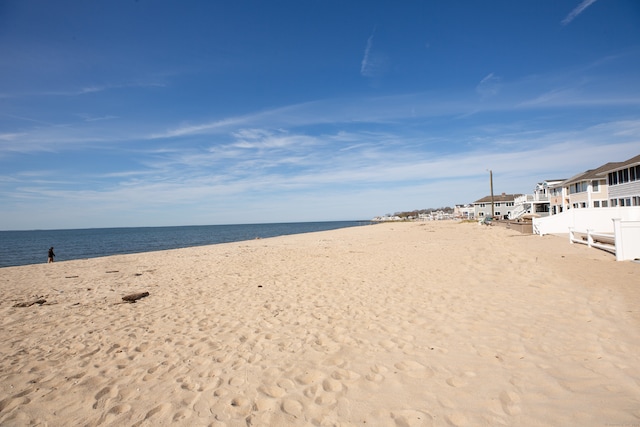 water view with a view of the beach