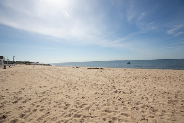 water view featuring a beach view